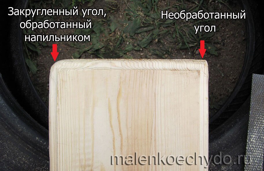 углы доски